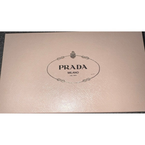 Prada Peep Toe Heel Platform BlackLeather Sz 39.5 (8) with box elegant - Picture 11 of 11
